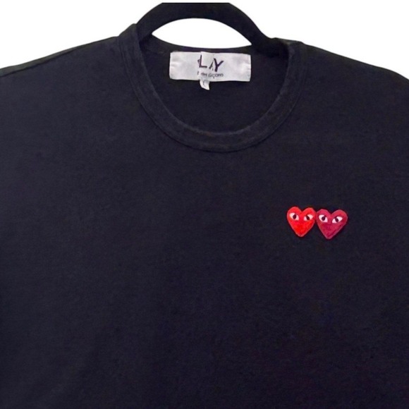 Comme des Garcons Play Shirt Black Large - Picture 3 of 15